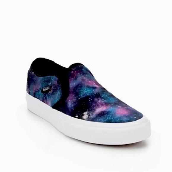 Vans Classic Slip-On Galaxy Sneakers - Picture 1 of 11